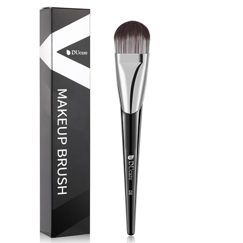 DUcare Flat Foundation Brush for Liquid Makeup, Premium Synthetic Hair Concealer/Kabuki Makeup...