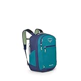 Osprey Daylite 拡張可能 26+6 トラベルパック - 軽量で丈夫なバックパック 拡張可能なストレージ付き 旅行、ハイキング、日常使用に - 万能な機内持ち込み 整理付き ブルー スパイクモス/アルカリ