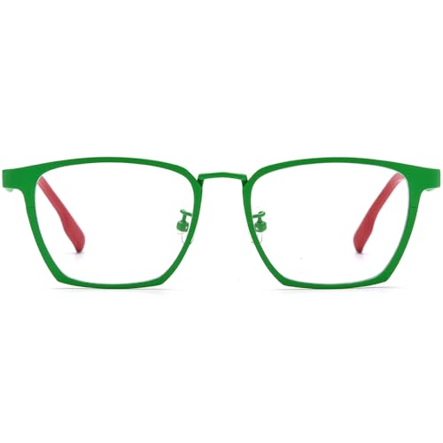 Image of FONEX Pure Titanium Glasses Frame Men Square Magnet Clip On Eyeglasses with Polarized Lens