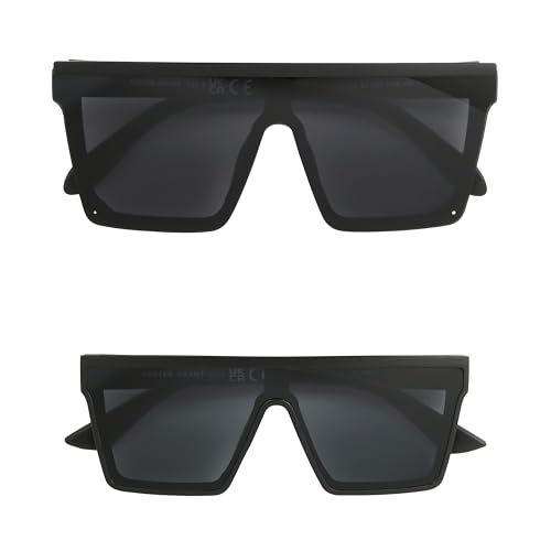Foster Grant Women's Flattop Mommy & Me Insta Worthy Sunglasses, Matte Black, 144mm, 124mm4