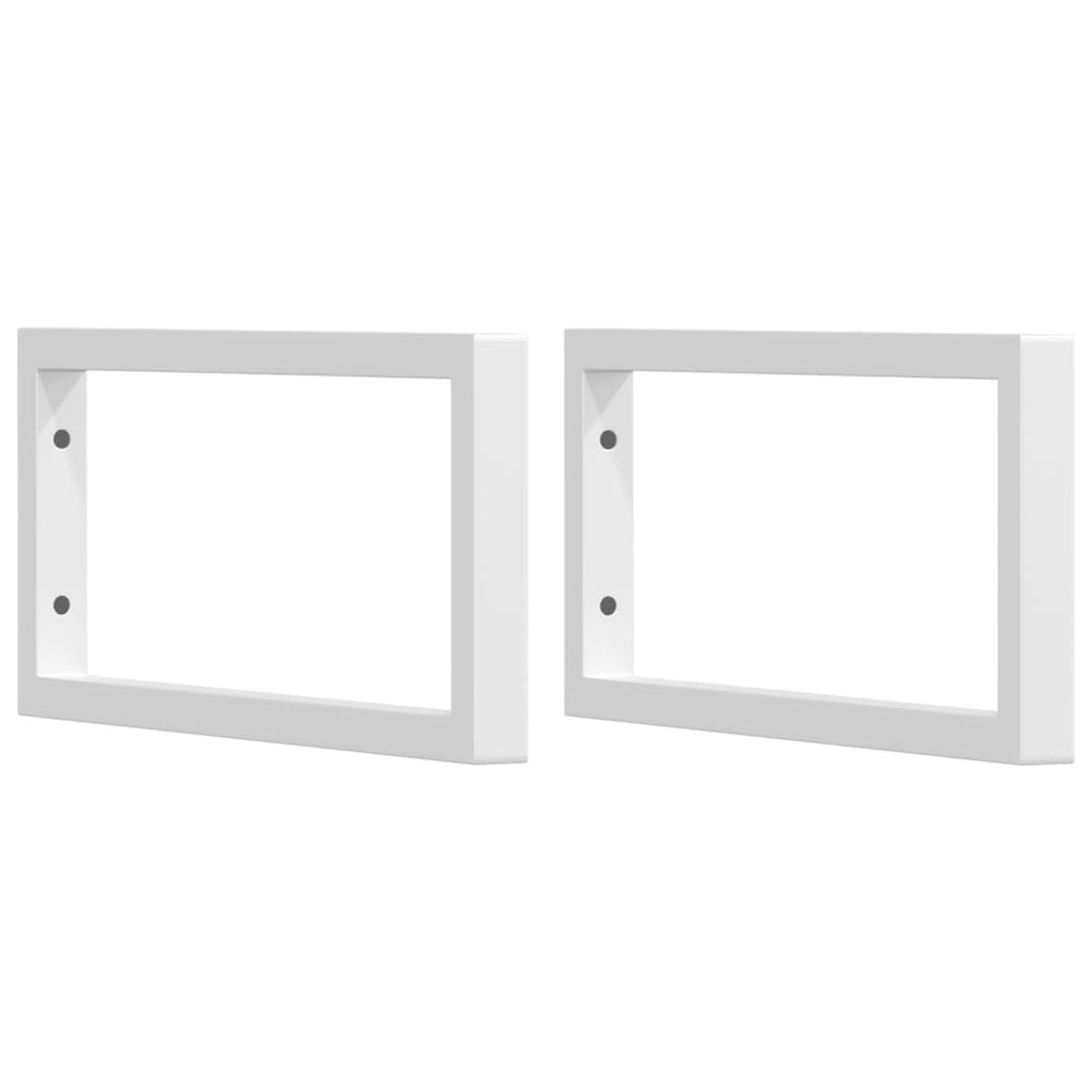 Waschtischplatte Eiche 60x50 cm mit Stahlhalterung Weiss | Platzsparende Konsole aus echtem Holz für das Badezimmer, inklusive zwei robusten Wandhalterungen aus Stahl.