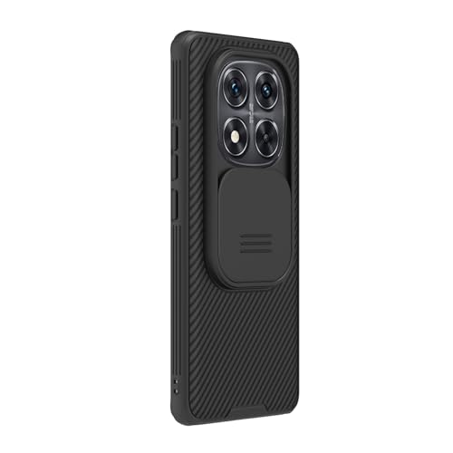Image of Nillkin Protective Case for Xiaomi Redmi Note 14 Pro Plus (6.67 inch Inch) Camshield Pro Camera Close & Open Double Layered Protection TPU + PC Black Color
