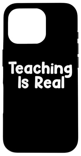 Funny Teacher Humor Design Teaching Is Real School Energy �X�}�z�P�[�X iPhone 16 Pro �p