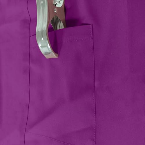 Image of Women's Medica Scrub Pants Pull On Workwear Cargo Pocket Elastic Waist Hospital Uniform Trousers