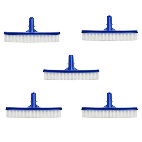 Moligh doll 5Pcs Swimming Pool Cleaning Brush10 Inch Plastic Brushes for Pool Wall and Floor Swimming Pool Accessories