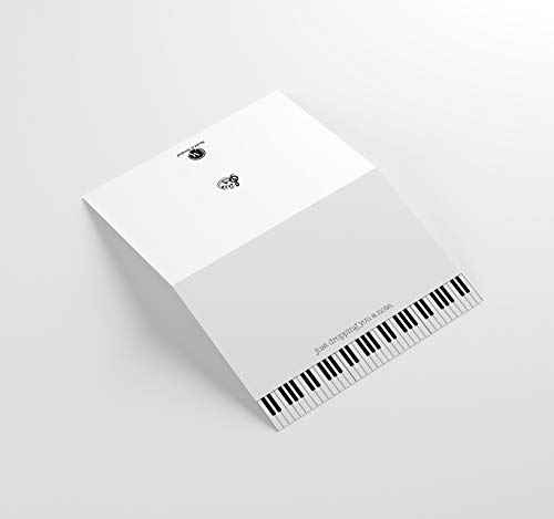 Image of M Market On Mainstreet Music Note Cards with Envelopes, Blank Inside, Made in the U.S.A. (Dropping You A Note)