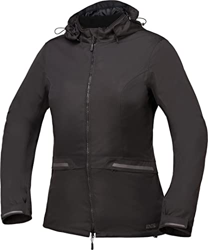 Veste moto IXS Elora-ST-Plus étanche et protectrice pour femme en noir M