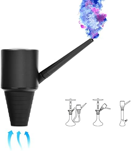 Electric Hookah Starter Vacuum Kit, Mini Portable Hookah Smoke Blower Pump with DetachableTips and USB C Rechargeable Battery…