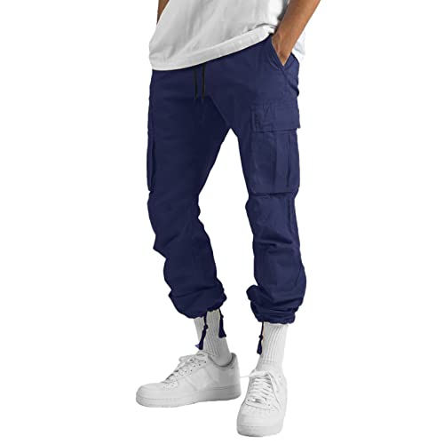 Cargo Pants for Men Lightweight Casual Sweatpants with Multi Pockets Durable Work Pant Construction Tactical Trousers2