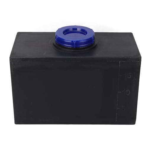 LICOME 5 Gallon Water Tank RV Waste Water Storage Tank,Heat and Cold Resistance Square Water Storage Tank for Trailers Boats Yachts