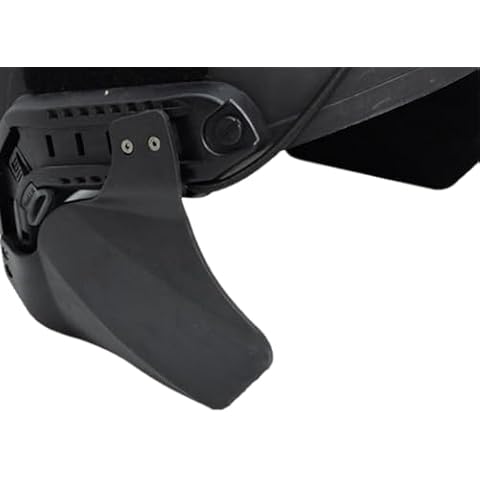 ATAIRSOFT Tactical Airsoft Up-Armor Protective Ear Side Cover for Fast Helmet Rail Helmet Accessories (Black) Cover