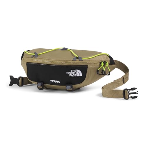 The North Face Terra Lumbar Hiking Hip Pack — 3L, cedro/TNF preto/limão, tamanho único, Cedro/TNF Preto/Limão Fizz, Mochila de quadril para caminhada lombar Terra — 3l