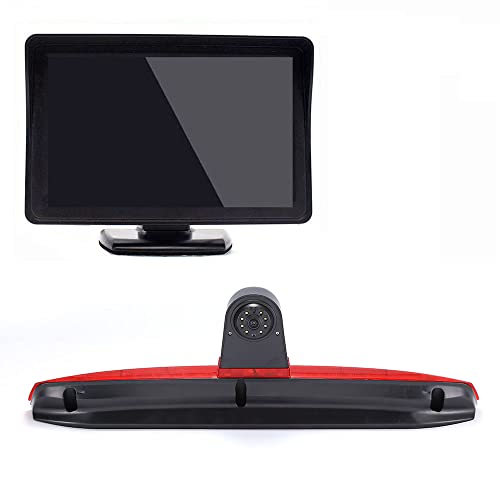Con monitor LCD de 4,3 pulgadas, visión nocturna, HD, cámara doble, asistente de estacionamiento, cámara de freno, cámara de marcha atrás, repuesto para Mercedes Vito Mixto W639 BJ 2010/Benz Vito 639