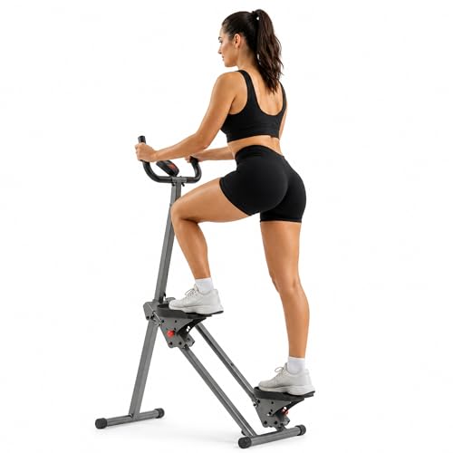 Image of Sunny Health & Fitness Stair Stepper & Climber Exercise Equipment for Home Workout, Compact Cardio Training Machine