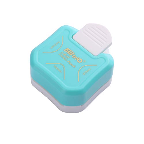 Arrondisseur D'Angle 3 En 1,Entweg 3-En-1 Coin Arrondi Poinçon R4 / R7 / R10Mm Coin Rond Coupe-Bordures Pour Pochettes de Plastification de Papier Photo de Carte Cover