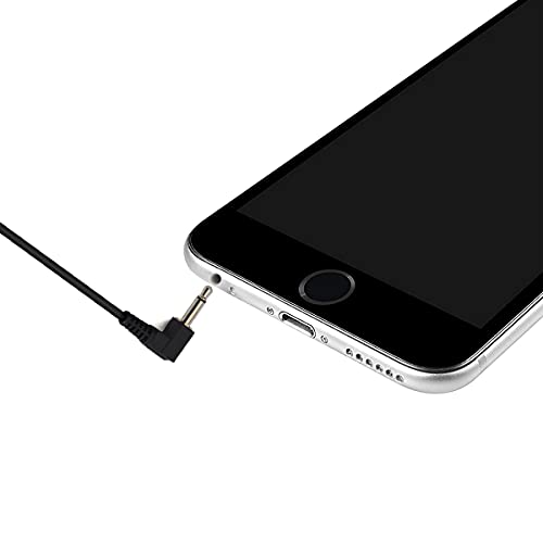 UAYESOK Oreillette 3,5 mm écoute/récepteur Uniquement avec Tube d'air et écouteurs Champignons pour Radio bidirectionnelle Motorola Kenwood Vertex Yaesu Haut-Parleur Micro – vue 5