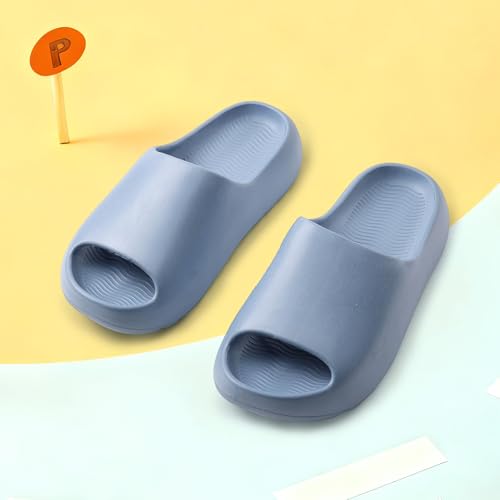 Image of Kids Cloud Slides for Boys & Girls, Super Soft & Comfy Beach Pool Slippers, Non-Slip Waterproof Shower Sandals for Toddlers & Kids
