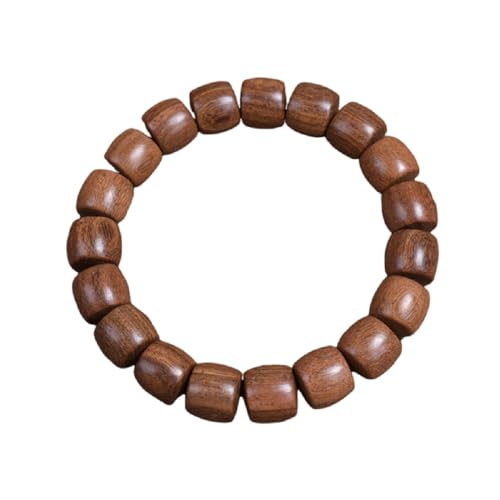 Pulsera de cuentas de madera natural para hombre y mujer miniatura 1