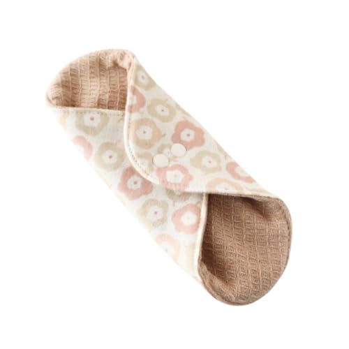 極みあたため布 1枚入り 華布(hanafu) 布ナプキン ライナー おりもの オーガニックコットン 敏感肌 やわらかい肌触り 温活 妊活 尿モレ 日本製 恵〜megumiシリーズ (ピンク, Mサイズ)