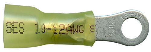 MonsterBolts - NSPA - Krimpa-Seal, Long Ring, 12-10 AWG, #10 Stud, 10 Pack