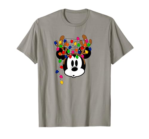T-shirt Mickey Disney de Noël idéal pour veiller en famille au coin du feu