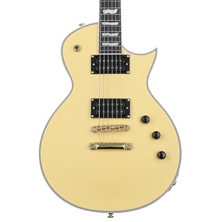 Ltd EC1000TCTM-VGS – Guitare électrique CTM Vintage Gold Satin - Les Beatles, Paul McCartney, John Lennon, RIngo Starr, George Harrison