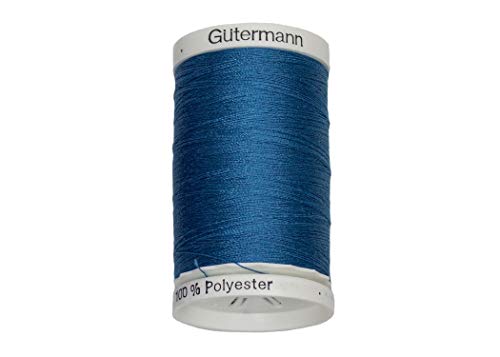 Hilo Gutermann de Poliéster 547 Yardas Azul Ming miniatura 2