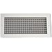Shoemaker 933-4X4 4"x4" Steel Blade Diffuser - White