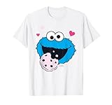 Producto oficial de Plaza Sésamo de Sésamo Workshop. Llamativas ilustraciones de cara de monstruo de galletas con galletas y corazones que crean un toque retro para coleccionistas y fanáticos de la cultura pop. Ideal para cumpleaños, fiestas, convenciones, viajes temáticos y uso diario.