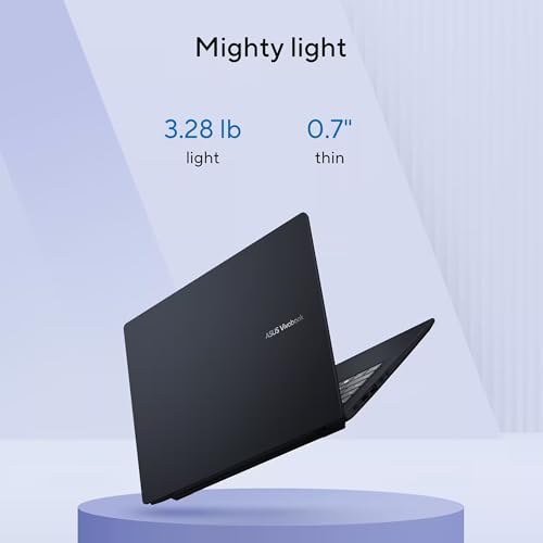Image of ASUS Vivobook 14, Snapdragon X, 14 Inch, 16GB RAM, Quiet Blue, 512GB SSD, Windows 11 Home, Copilot+ PC, Qualcomm Adreno