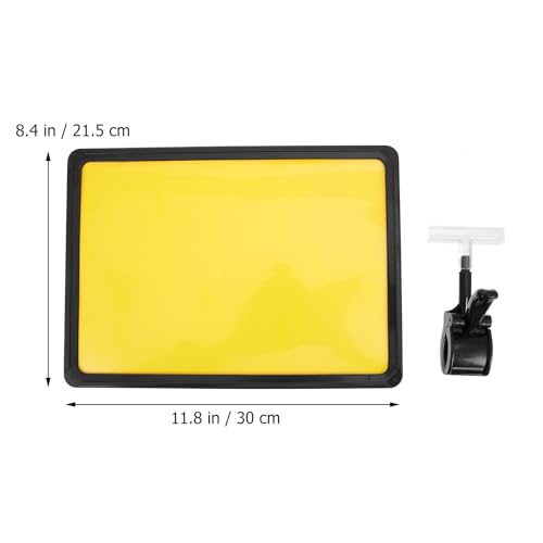 Operitacx 1 Satz Billboard-clip Lagerbedarf Preisschildtafel Mit Clip Tafel Mit Warenpreisschildern Anzeige Von Warenschildern Aufsteckbarer Ständer Ausstellungsstand Pop Ein Neuer Stoff A4