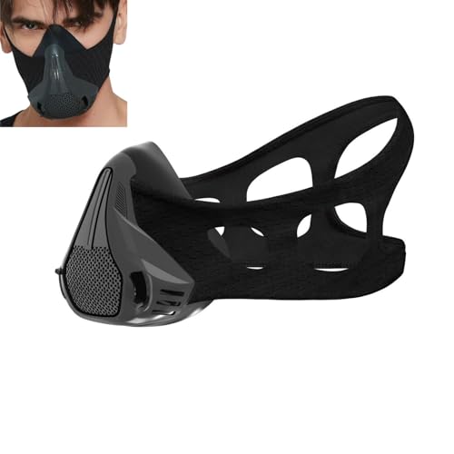 Sportmasken für Fitness, Lauftraining, Gesichtsmaske für große Höhen zur Verbesserung von Widerstand, Cardio und Ausdauerlaufmaske Sportmasken für Fitness, Lauftraining, Gesichtsmaske für große Höhen zur Verbesserung von Widerstand, Cardio und Ausdauerlaufmaske