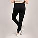 Bravado Designs Women's Everyday Maternity Pants Comfortable Lounge Joggers, Black, Medium