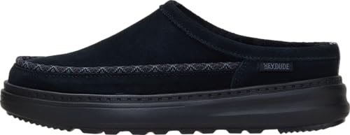 Image of HEYDUDE Women's Remi Toastee Suede Clog Slip On Shoe | Lightweight Easy On Sherpa Lined | Durable Grip Outsole
