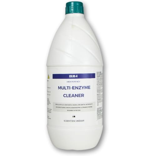 Scientific Indian I ESLOC-4 Cleaning and Disinfectant Solution for Medical, Surgical and Dental Instruments Equipment I Rust Prevention Enzyme Based I (1000 ml)