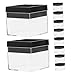 STOBOK 12pcs Mineral Standard Box Display Case Rocks Transparent Mineral Showcase Mineral Sample Case Display Container Specimen Container Rough Stone X27 Plastic Square