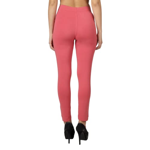 Image of ON&ON Women's Cotton Stretchable Slim Fit Straight Pants Trouser for Casual Wear and Office Wear