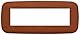 VIMAR SERIE Arke – Rahmen Round 7 Module Holz Kirsche