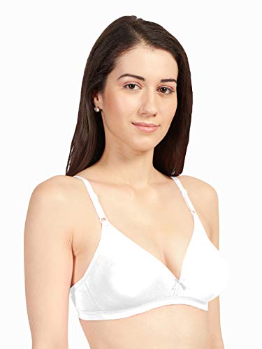 Image of SONARI Omania Womens Non-Padded Cotton Polyester Bras - Solid, Non-Wired, Medium Coverage, Hand Washable (Pack of 2)