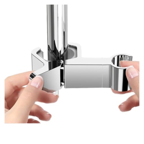 Support de douche rotatif 360 anti glissement pour barre - 3