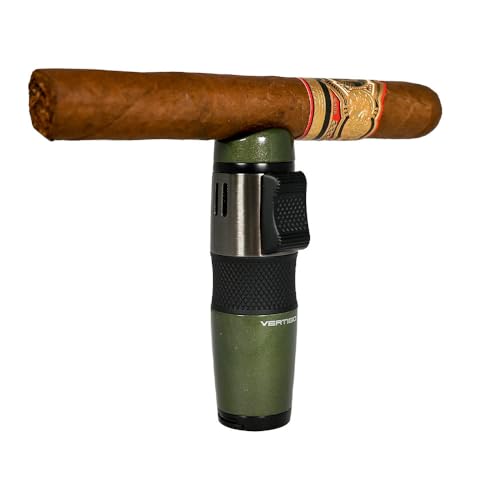 Encendedor Triple Antorcha Vertigo Oculus con Apoya Cigarro miniatura 4