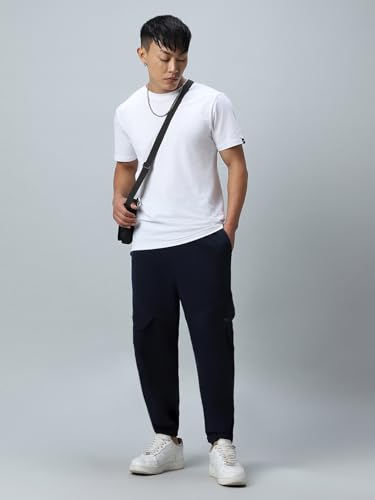 Image of Bewakoof Air 1.0 Men's Solid Oversized Joggers