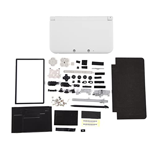 Coque de remplacement 3DS XL kit plastique complet blanc pour réparation