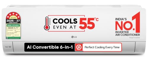 LG 5800W Max Cooling Capacity, 5 Star, 100% Copper Tubes, 1.42 To...