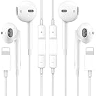 2 Pack Wired Earbuds Headphones for iPhone, Hi-Res Extra Bass Earphones, HiFi-Audio Stereo Noise Isolating with Mic+Volume Control Compatible with iPhone 14 Pro Max/13/12 Mini/SE/11/X/XS/XR/8/7 Plus