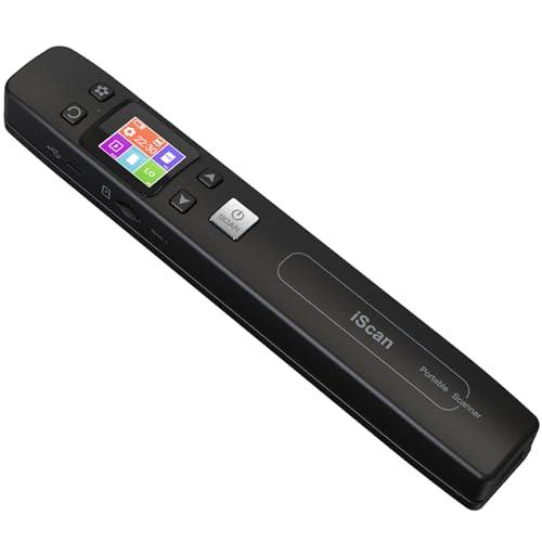 Escáner portátil de mano recargable ideal para escanear tus recibos y libros en cualquier lugar