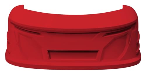 Nose – Sport Compact | 2-Piece Complete | Plastic | Red | Front End Cover | Automotive Body Panel