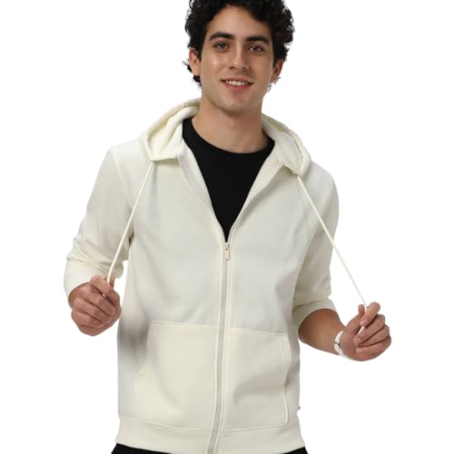 Image of Neostreak Men's Cotton Hooded Neck Zippered Sweatshirt