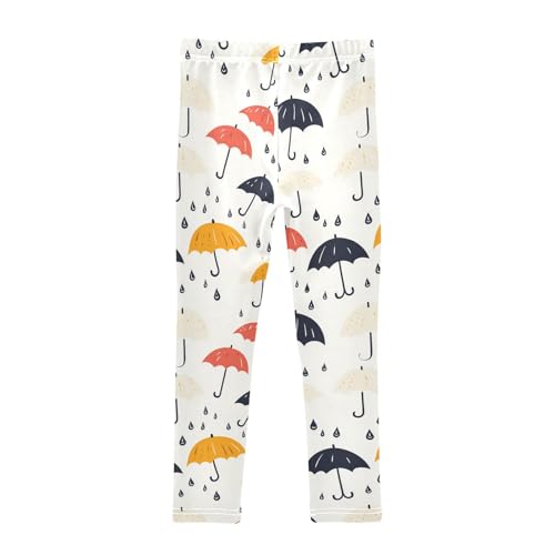 Colorful Drops Girls' Leggings Toddler Doodles Kids Yoga Pants Dance Active Tights 4T2