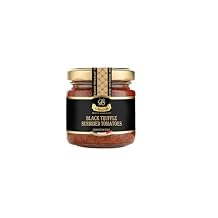 La Rustichella - Black Truffle Sundried Tomatoes Cream Spread 3.2 Oz - 90g - 100% Made in Italy| Vegan, Gluten-Free, Cholesterol-Free